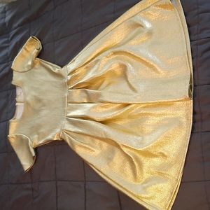 LulaRoe Gold Amelia Dress size XS